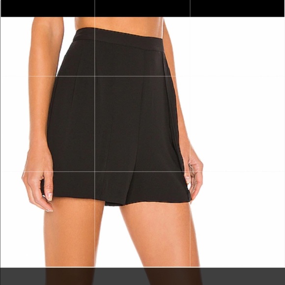 NWT BCBGMAXAZRIA Silk Georgette pleated Short Sz L - Picture 5 of 15